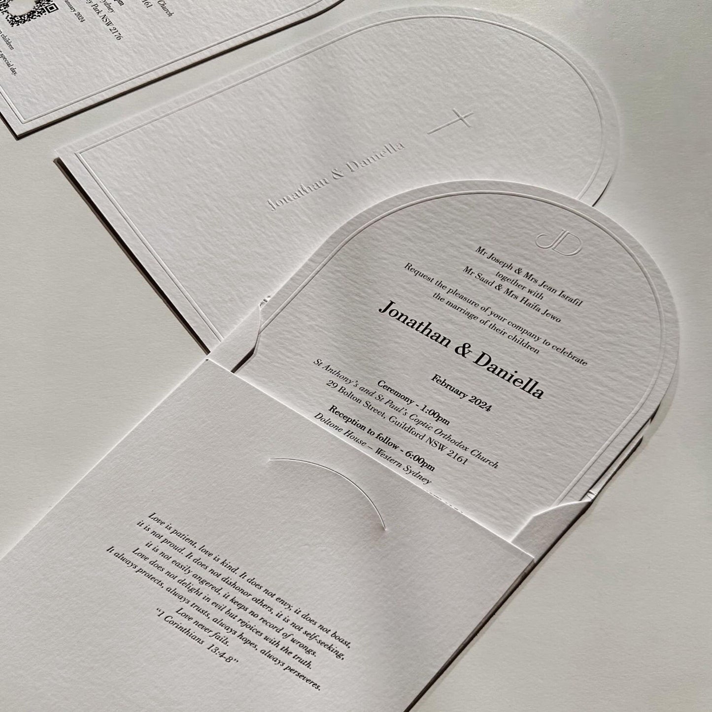 Blind & Digital Ink Print Invitations/Save the dates - FZK & Co. Event Paper