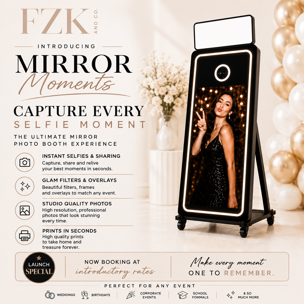 Mirror Moments - Hire