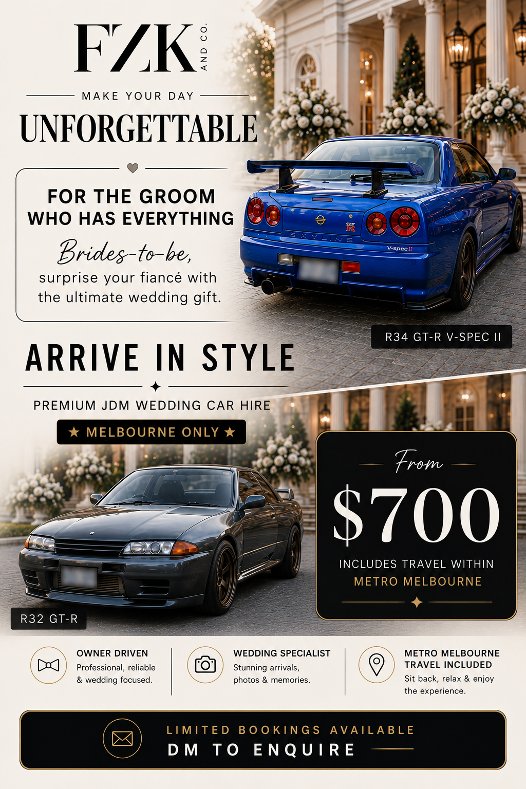 JDM Wedding Car Experience