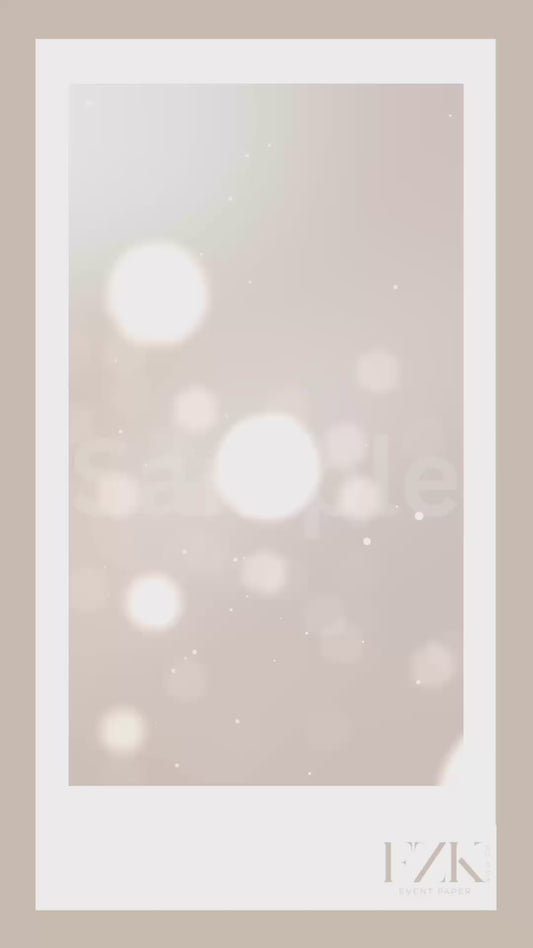 Bespoke Animated Custom Invitation